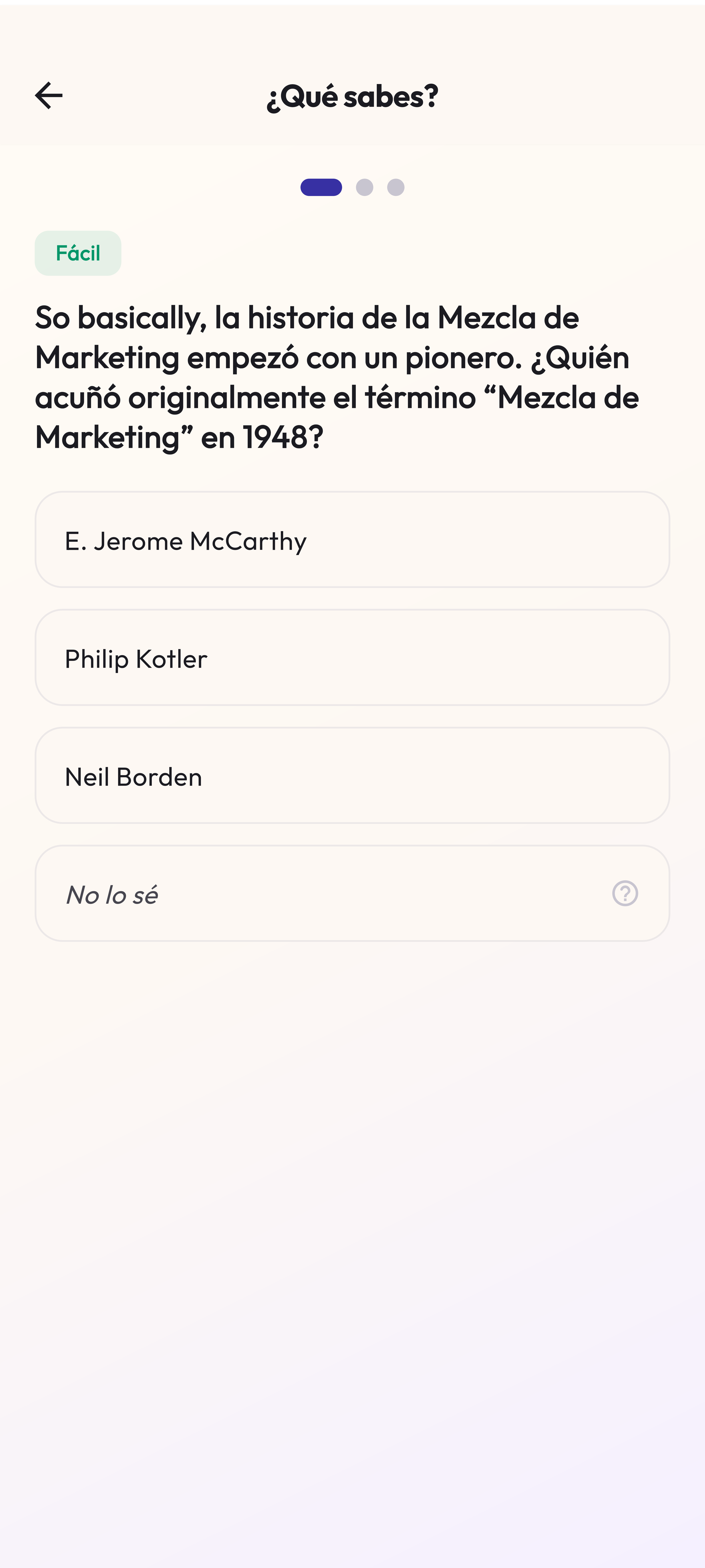 Demuestra que entiendes