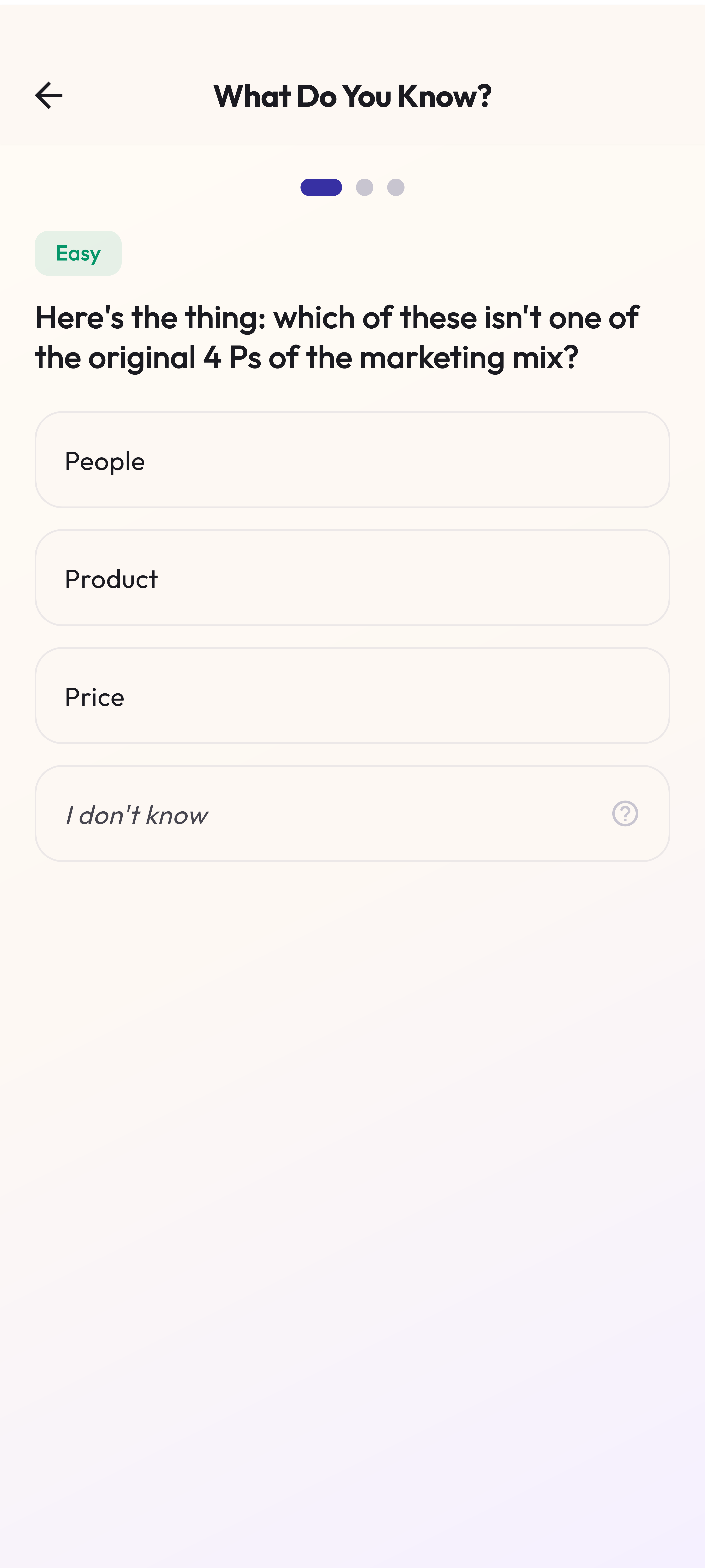 Prove you understand